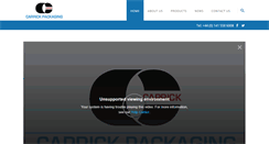 Desktop Screenshot of carrickpackaging.co.uk